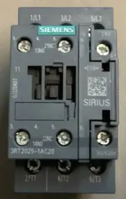 Siemens 3RT2025-1AC20 Sirius 3RT 3 Pole Contactor (B250)