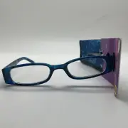 E293 EZ READERS +1.75 Brynna Blue FASHION Women's Reading Glasses