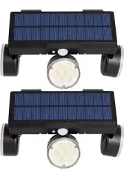 Solar LED Light Flood Lamp Outdoor Home Security Motion Sensor Detector