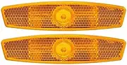 1pair Bicycle Bike Wheel Safety Spoke Reflector Reflective Mount Clip Warning