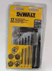 DEWALT Metric Steel Tap and Die Set (17-Pieces)