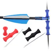 2Pcs Bow String Finger Savers Roller Silicone Archery Finger Guard Recurve Bow