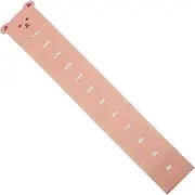 PERSELOSO Lovely Bear Height Measurement Wall Sticker for Durable Cloth Growth Chart Decal Safe Practical Nursery Decoration for Kindergartens Playrooms