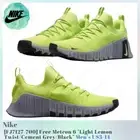 Nike Free Metcon 6 Light Lemon Twist Cement Grey Black FJ7127-700 Men's US3-14