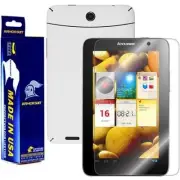 ArmorSuit MilitaryShield Lenovo A2107 Screen Protector + White Carbon Fiber Skin