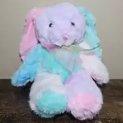 Easter MTY Bunny Rabbit Stuffed Animal Toy Colorblock Pastel 12" Tall Kids Plush
