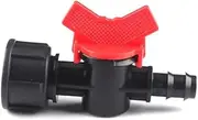 1PC 1/2" 3/4" Female Ball Valve 16/20mm PE Irrigation Pipe Connector Threaded Garden Water Connectors Water Hose Switch(Female 1/2 Inch-20mm)