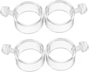 CAXUSD 4pcs Flagpole Retainer Rings Durable Reusable Flag Accessories for Garden Outdoor Use Simple Installation for Lawn Displays