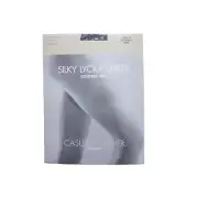 NWT CASUAL CORNER Off Black Silky Sheer Control Top Pantyhose Hosiery Sz B