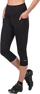 Terry Cycling Capris for Women Padded Bike Capris, Holster Hi-Rise High Waist Knicker, Regular & Plus Size Capris