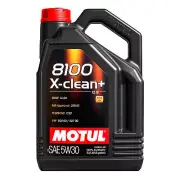 5 Lt MOTUL 8100 x-Clean +5W30 Engine Oil 100% Synthetic Acea C3 Api Sm / Cf LL04