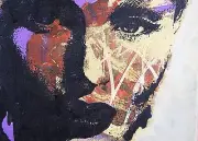 150cmx 100cm CANVAS modern painting Graffiti Street Art Print girl woman face