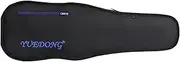 Frediuo Violin Case Carrying Case Folding Accessories Storage Pouch Protective Gig Bag for Beginner Enthusiasts Travel Outdoor Lovers, black