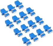 TINEASUR 15pcs Single Mode Fiber Adapter Flange Type Connector for Network and Compatible with Patch Panel and Server Rack Durable Design for Enhanced Data Transfer and Easy
