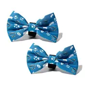 2x NRL Cronulla Sharks Pet Bowtie Dog Necktie Ribbon Collar Accessory One Size