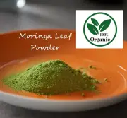 Moringa Powder CERTIFIED ORGANIC SUPERFOOD Premium Pure Leaf NEW FRESH STOCK