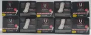 10PK U BY KOTEX BARELY THERE 18 WRAPPED EVERYDAY LINERS