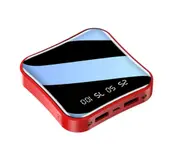 S39 Mini Creative Square Full Screen Mobile Phone Power Bank 10000mAh Digital Display Mobile Power Charger Dual Output