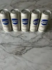 Pepsi Nitro Vanilla Draft Cola 13.65 oz. Can - Nitrogen-Infused Soda X 5 Cans
