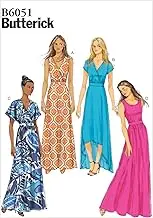 Butterick B6051 Misses' Surplice Sewing Pattern Dress - Size 16-18-20-22-24