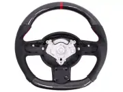 Carbon Steering Wheel Leather Red Stripe For 02-06 Mini Cooper R50 R52 R53 Mk1 (for: Mini)