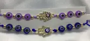 2 PC Evil Eye Bracelets Set Jewelry Unisex Bead Charm String Knot Bracelet 1743