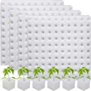 400 PCS Hydroponic Sponge Planting Tool Square Seedling Sponges Greenhouse Hydro