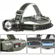 LED Strong Long Shot Headlight Super Bright Waterproof Head Lamps Flashlight