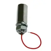 Safe Glo Powered Whip Quick Release Flag Whip Fast Mount Wired with RCA - Silver