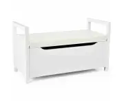 Hallway Shoe Bench Cabinet Storage Rack Cupboard Seat Toy Box Organiser White