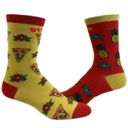Women's Better Together Hawaiian Pizza Socks Funny Pineapple And Pizza Graphic