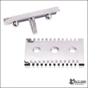 Safety Razor Replacement Head - Maggard Razors V2 Open Comb, Chrome