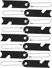 PAMINGONO 8pcs Outdoor Flint Scrapers Portable Multi Functional Rulers Fire Lighters for Emergency Use Durable Performance