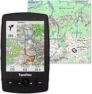 TwoNav Aventura 2 Plus + Complete Germany Topo Map, Outdoor Handheld GPS with 3.7 Inch Widescreen, Buttons and Joystick for Mountaineering, Trekking, Hiking, Orange