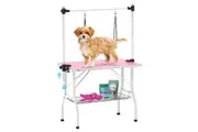 Advwin Pet Bath Grooming Table for Dogs Cats Pink