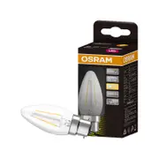 Osram LED Filament Candle 4W 470Lm Warm White B22 Light Globe