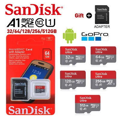 Micro SD Card SamSung Evo Plus 64GB 128GB 256GB 512GB Class 10 SDXC Memory Card
