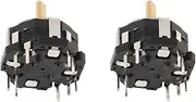 Tuperoymse 2X RKJXT1F42001 4-Way Switch Car Navigation Encoder Key Rocker Switch RKJXT1F42001 with Push Switch Encoder