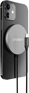 Cygnett MagCharge Magnetic Wireless Charging Cable, 1.2m, Black
