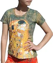 [RaanPahMuang] Ladies Artwork T-Shirt Salvador Dali Monet Gustav Klimt Vincent Van Gogh