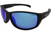 Mangrove Jacks Plastered C8 Matte Black / Ice Blue Revo Polarised Lenses