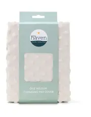 [The Peanutshell] Dot Velour Soft Gentle Changing Pad Cover 88cm in Natural