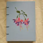 吊鐘花-後花園系列絹印款式(彩色) | 客製化 手工書 - 封面