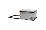 Oztrail Universal Heavy-Duty Portable 4WD Camping Fridge Slide 200kg Black