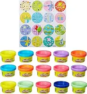 Party Bag, 15 Mini Play-Doh Cans for Kids Party Favors, Trick or Treat Toys, Classroom Prizes, Toys for 2 Year Olds and Up, 1 Ounce Each