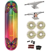 Real Premium Skateboard with Indy Trucks, Spitfire Wheels 8.25" Ishod Rainbow M