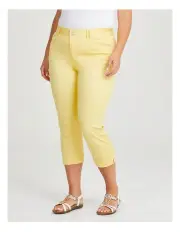 [Taking Shape] The Crop Luxe Looker Pant in Soft Sunny Yellow