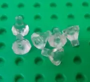 *NEW* Lego Diamonds Clear Jewels Crystal Gems Bank Pirate Treasure - 6 pieces