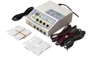 New Professional Electrotherapy Physiotherapy 4 Channel With Sticky Pads
