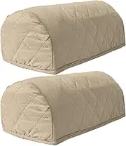 Sofa Armrest Cover Slipcovers Waterproof Stretch Protective Cloth Khaki